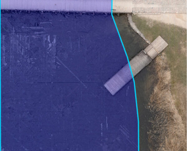 Coarse waterbody mask