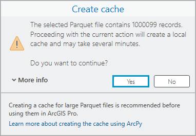 Create a cache file