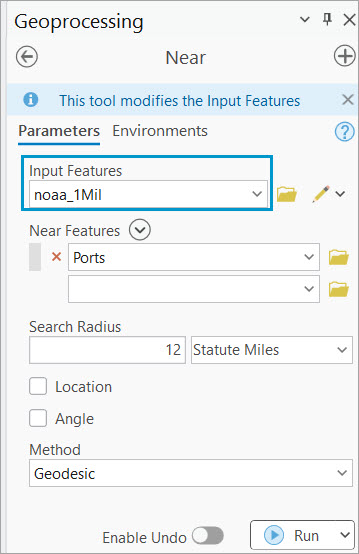 Perform geospatial analysis