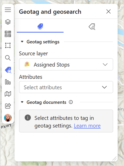 ArcGIS for SharePoint geotag and geosearch pane