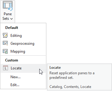 custom pane set settings