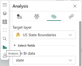 Join layer tool is shown with selected Target layer US State Boundaries.