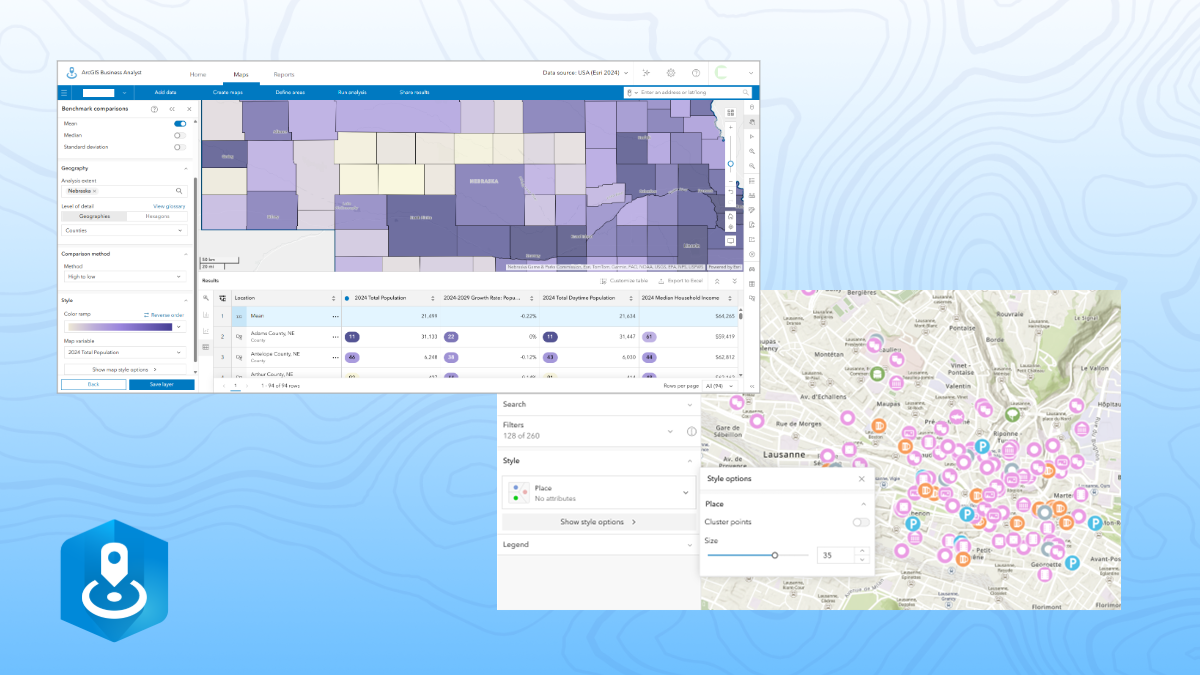 Highlight new capabilities in Business Analyst Web App.