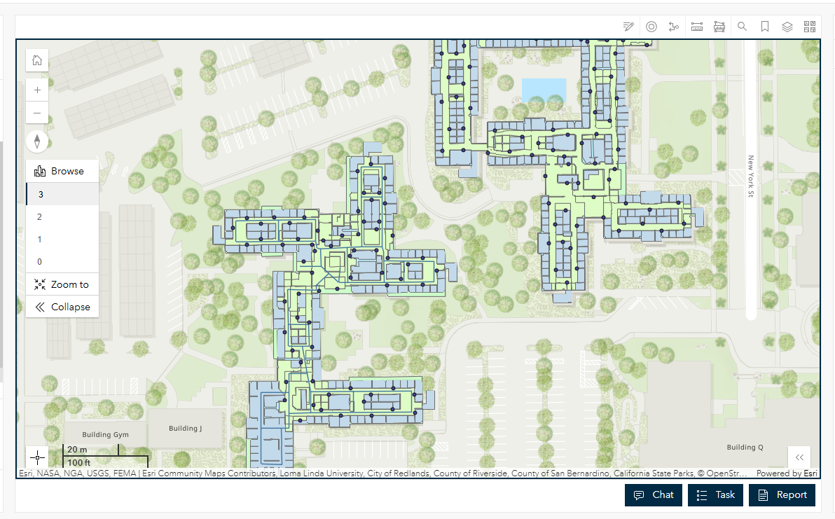Floor-aware maps with IPS configuration can be utilized to power indoor navigation on Responder devices
