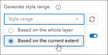 Extent based styling
