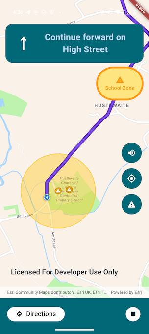 Location-Aware Alerts with Geotriggers