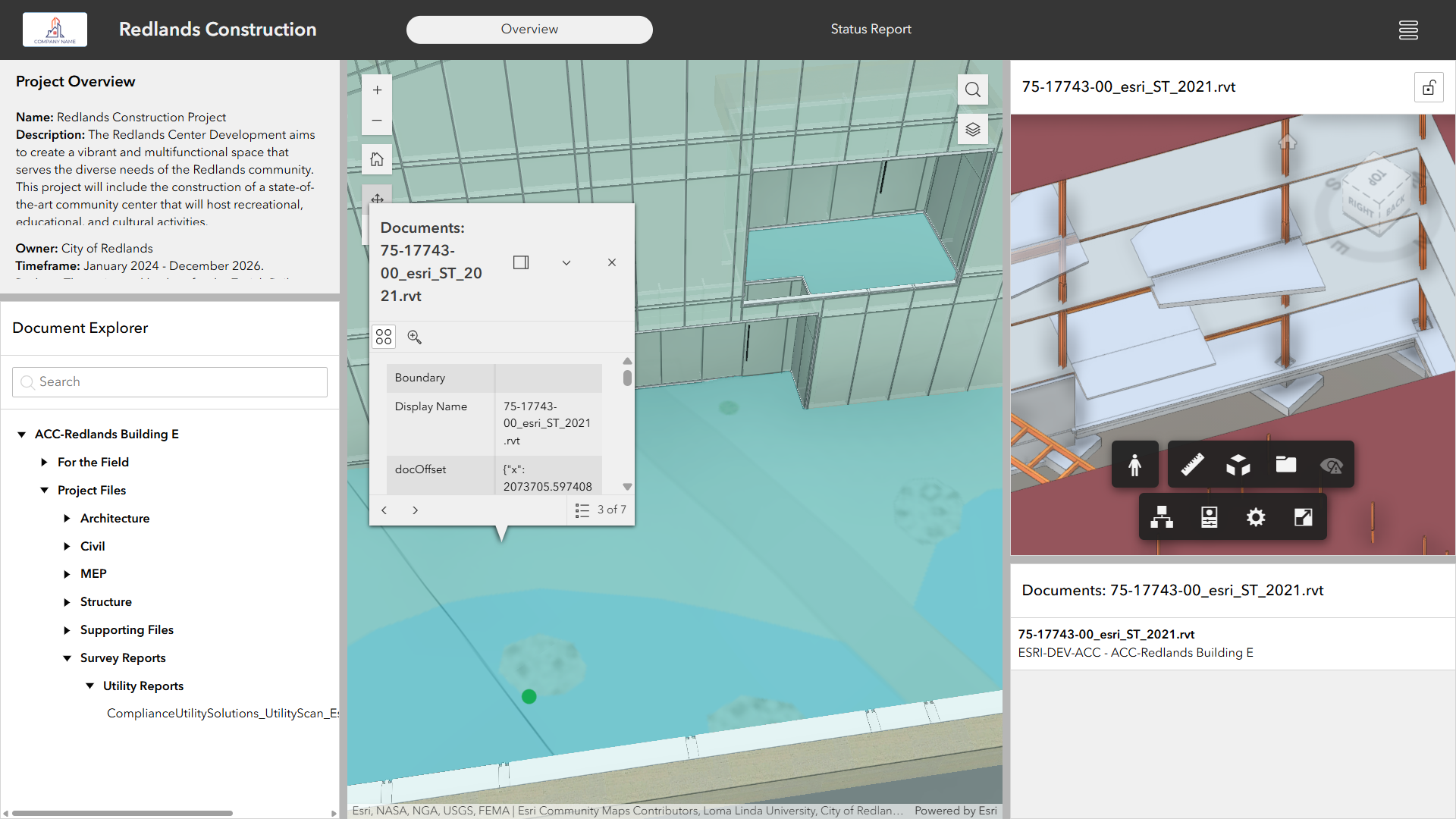 ArcGIS GeoBIM widgets
