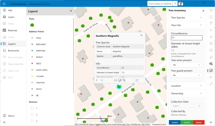 .NET WinUI 3 app using Calcite styles, color resources, and icons.