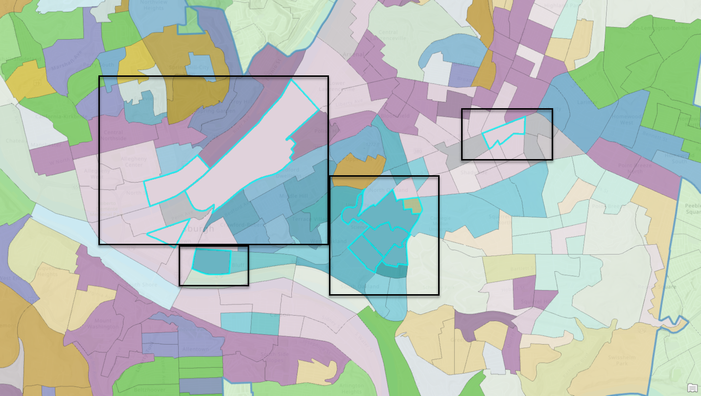 Dominant Tapestry segments in top sales regions