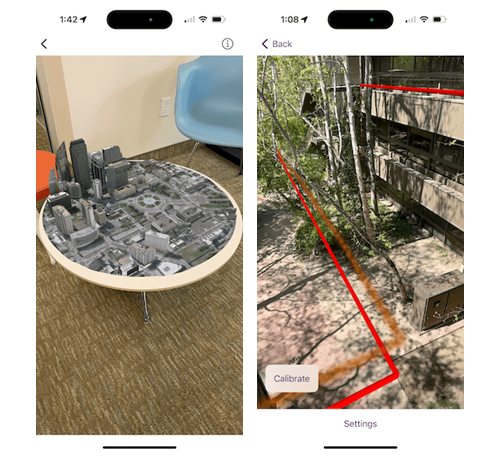 Tabletop and World-scale AR