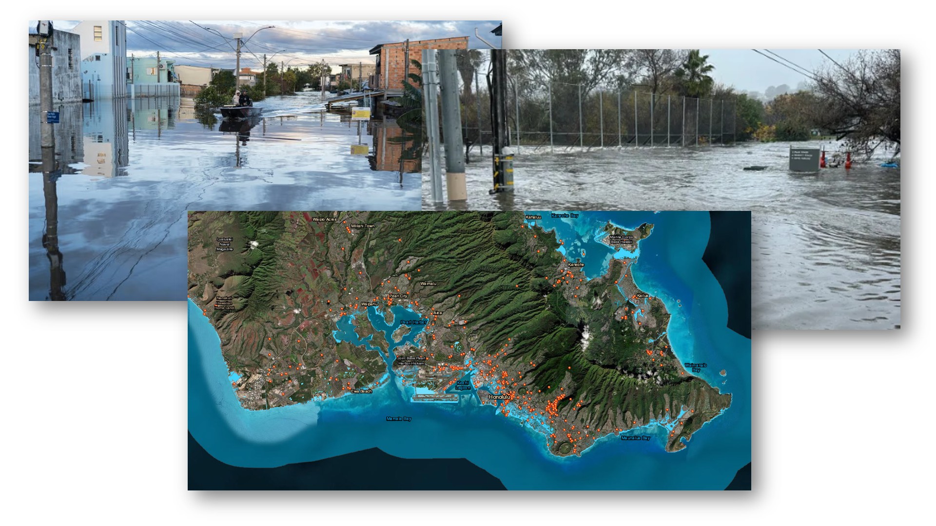 Flooding in Brazil, San Diego, and sea rise in Hawaii