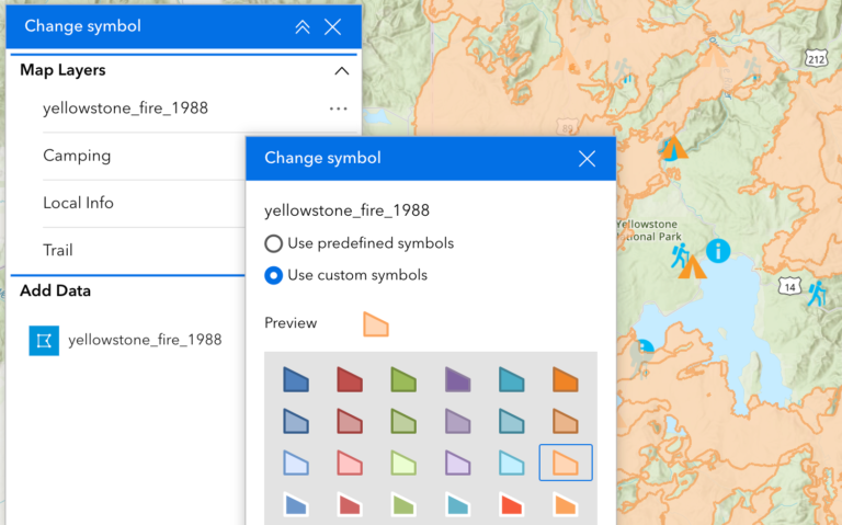 Change symbology of runtime layers
