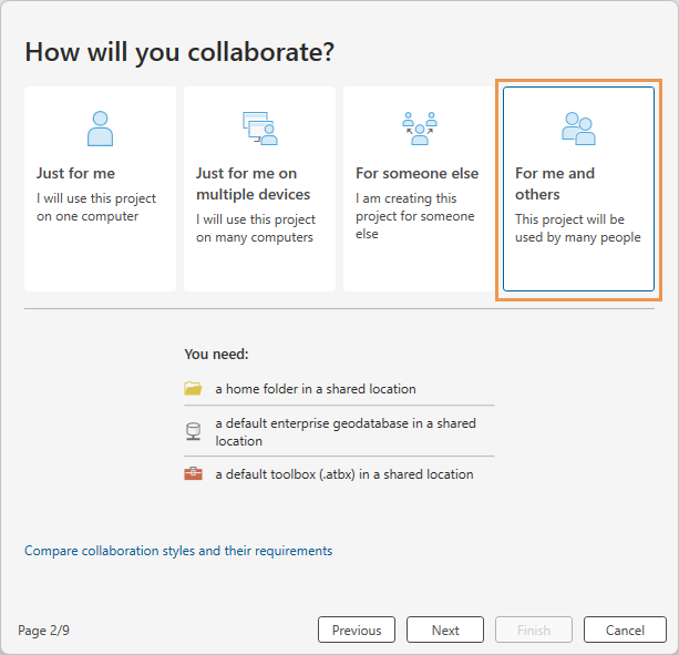 Portal project wizard panel