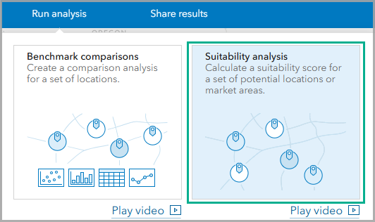Run the suitability analysis workflow.