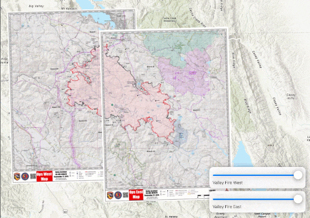 Changing opacity of PDF raster layers