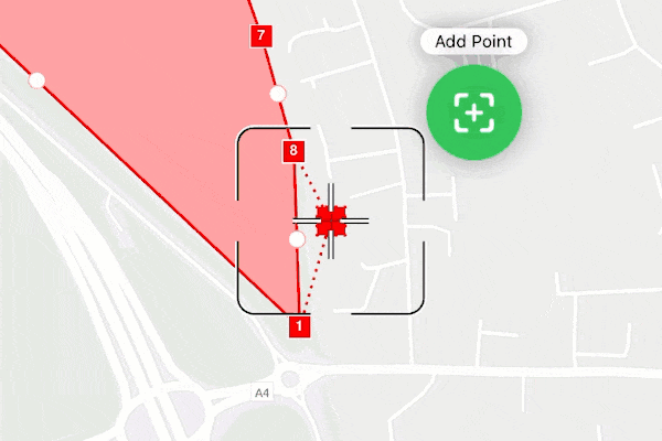 Example of a custom reticle UX