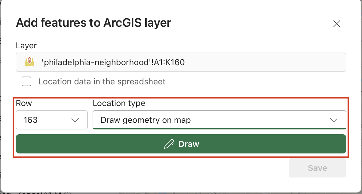 Add Features to ArcGIS layer