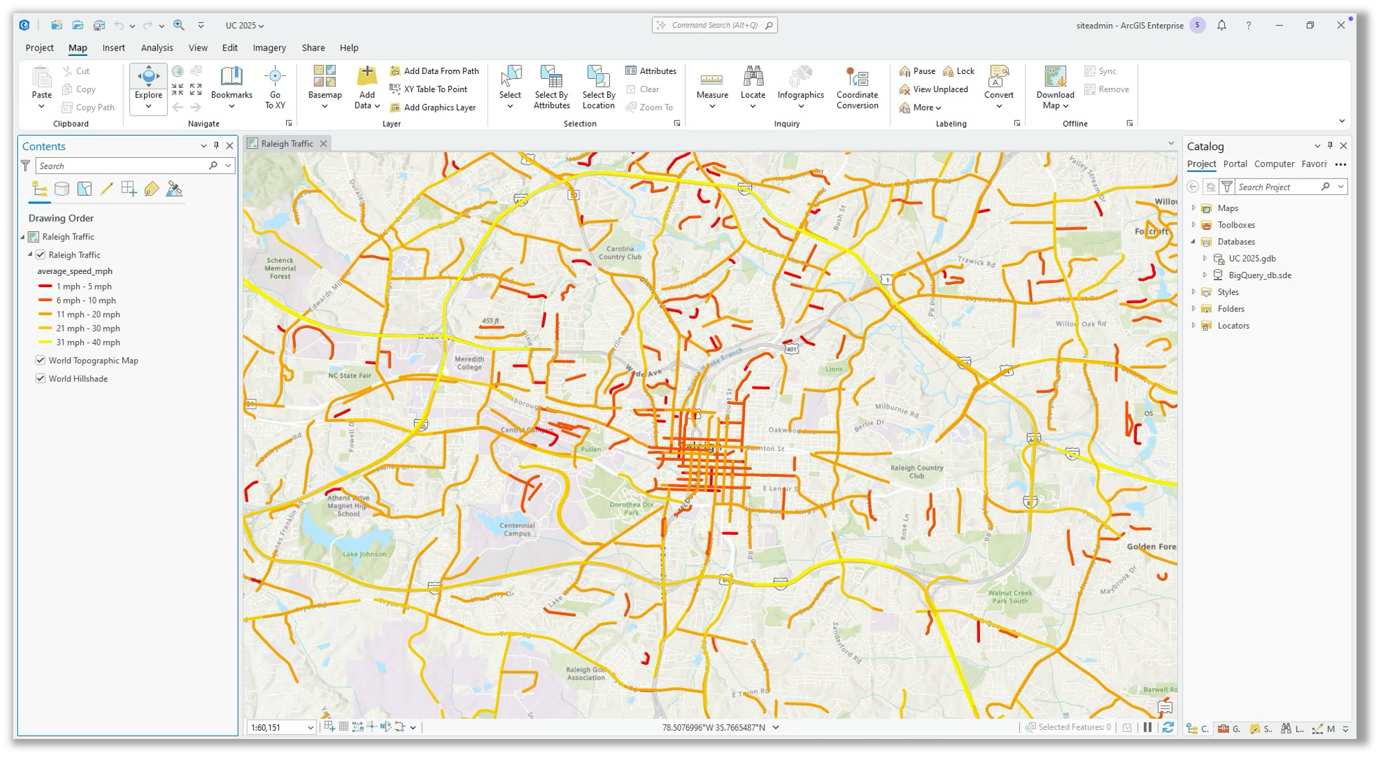 Query layer in ArcGIS Pro