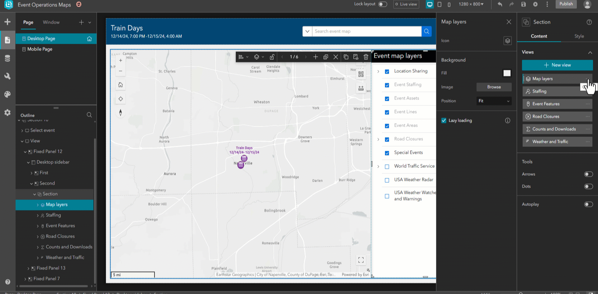 Adding a List Widget GIF