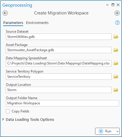 Storm Service Territory