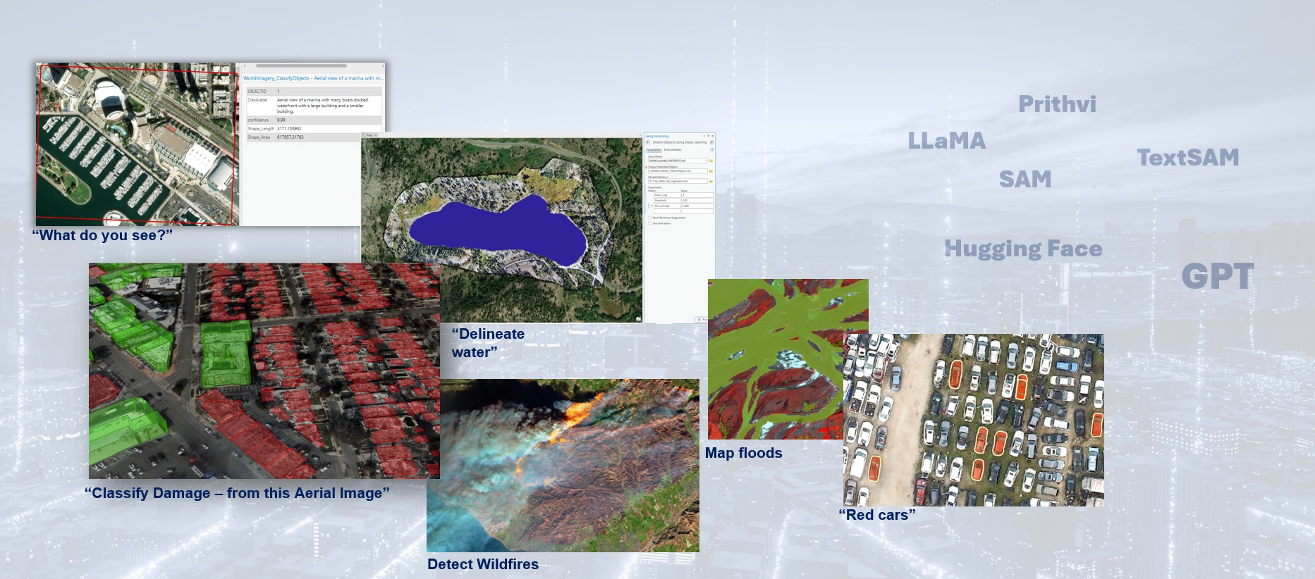 Vision Language Models integrated with ArcGIS