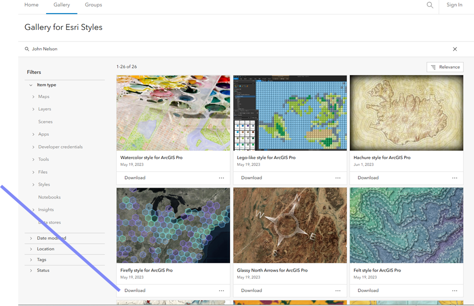 Download button is below the thumbnail