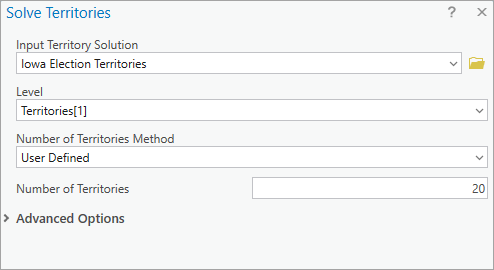 Solving the territories
