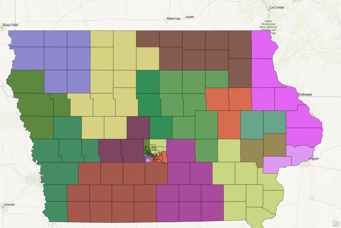 New Iowa territories