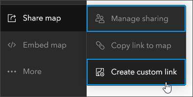 Share map options