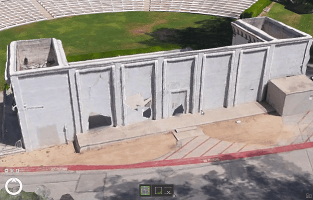 3D correction example