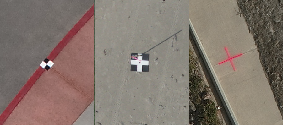 Ground control marker examples