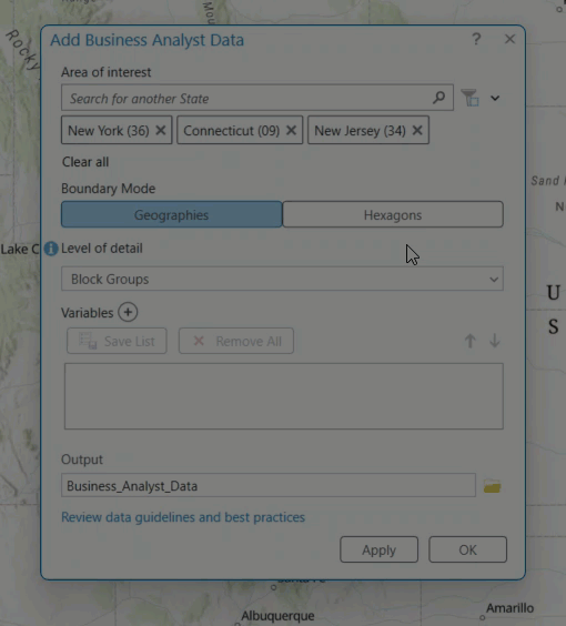 Selecting boundary levels
