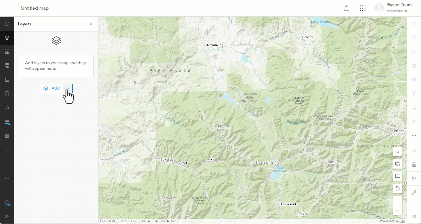 Hyperspectral imagery support in Map Viewer