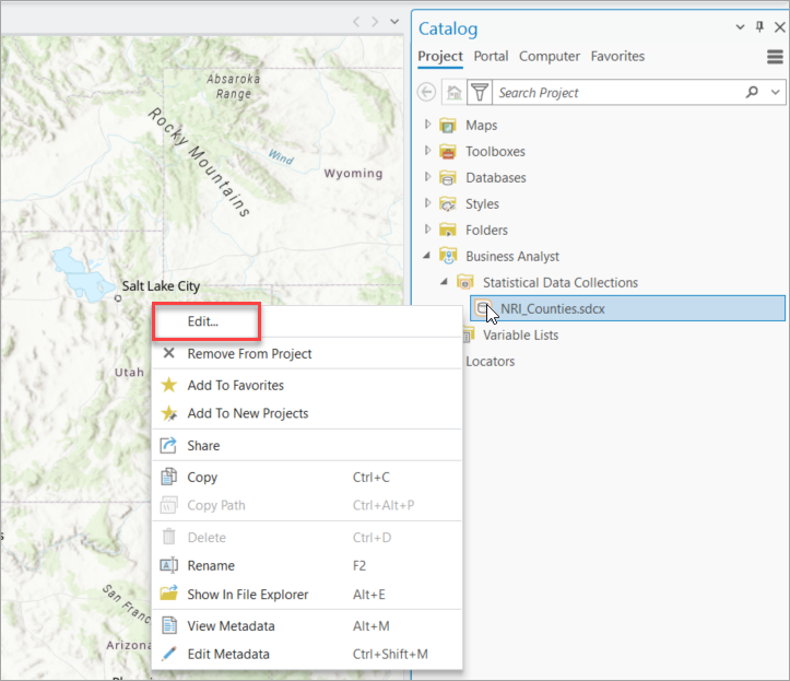 Opening SDCX from Catalog pane
