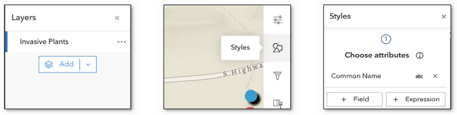 Select a field to style your layer using unique symbols