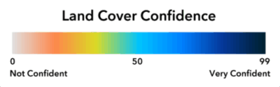 NLCD Land Cover Confidence Legend