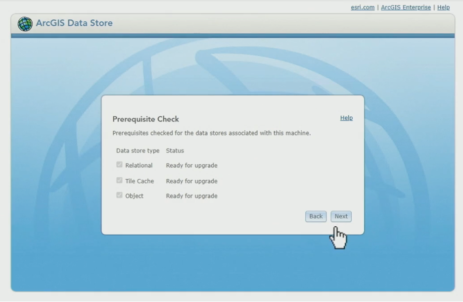 ArcGISDataStoreupgrade
