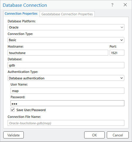Make a database connection