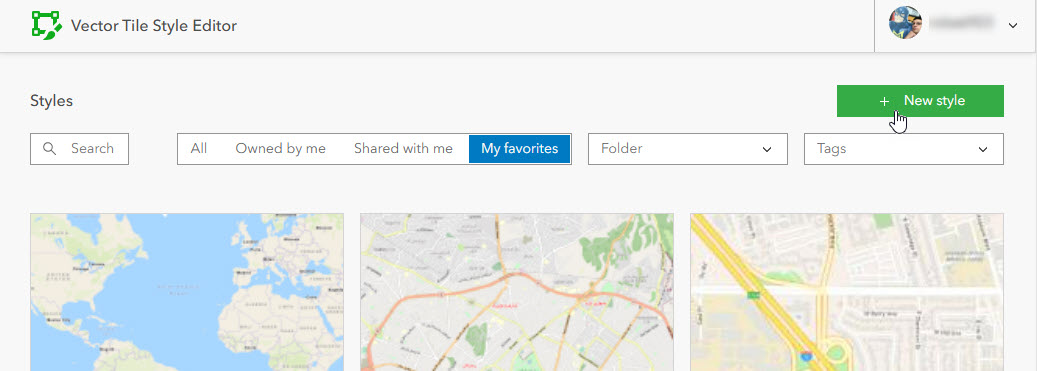 New Style selection of VTSE