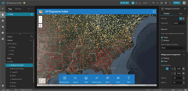 Experience Builder Concourse template