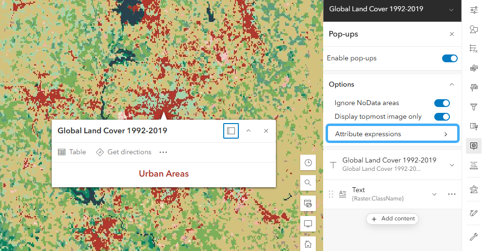 Arcade support for imagery layers