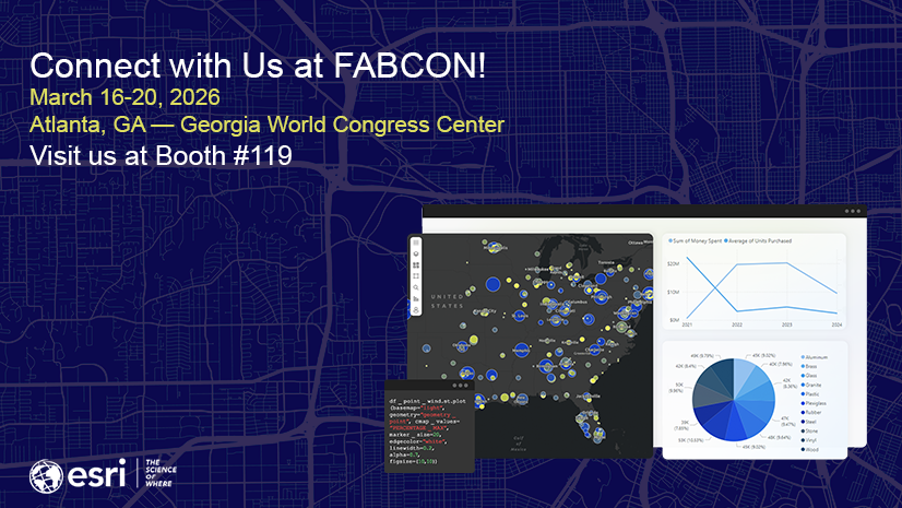 ArcGIS Blog - Esri at FABCON 2026: Unlock the power of location intelligence with ArcGIS for Microsoft Fabric
