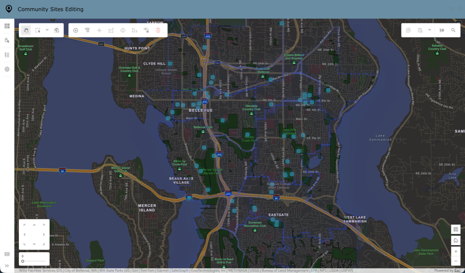 Example of a published Web Editor Instant Apps template.