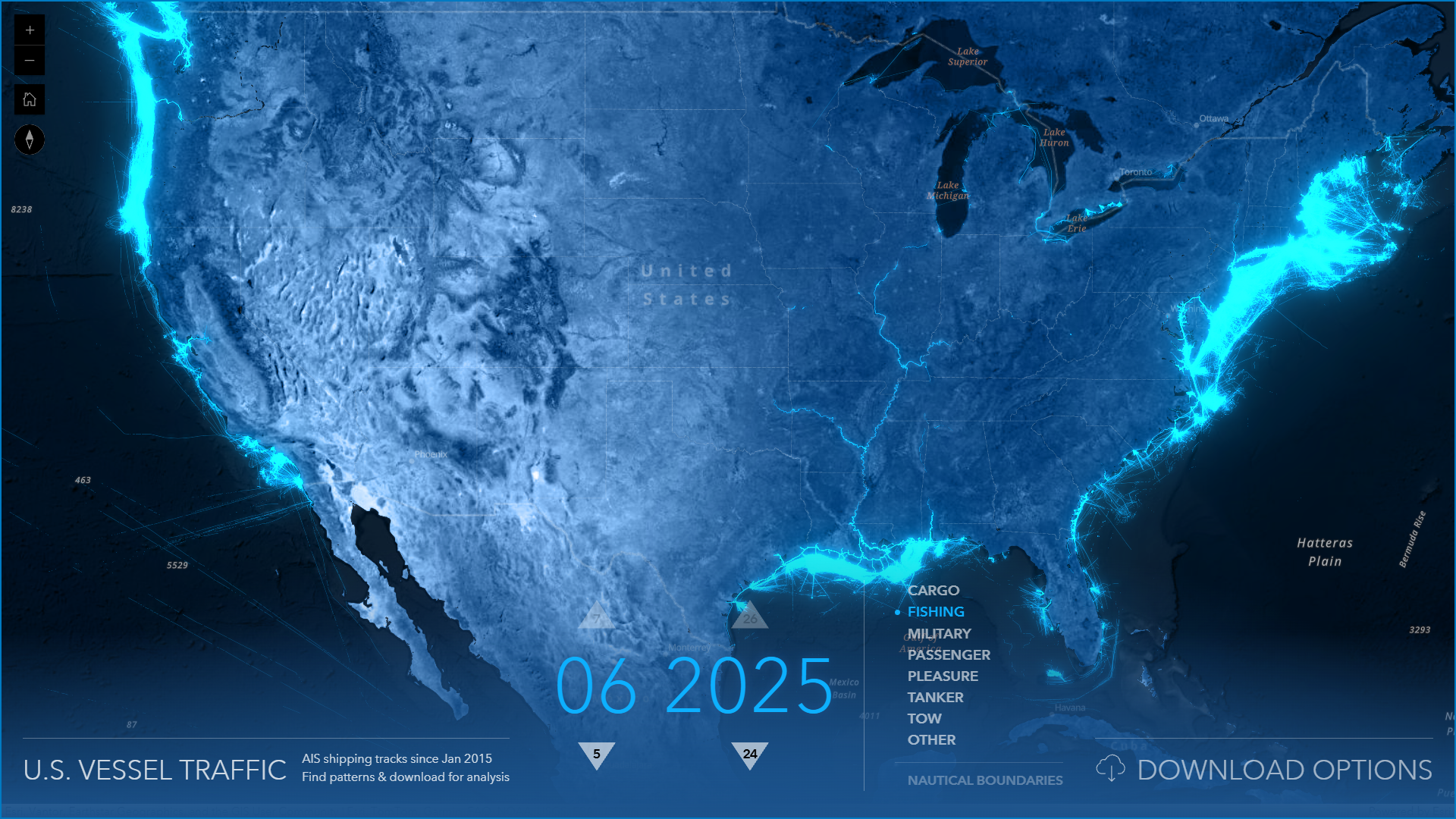 U.S. Vessel Traffic App