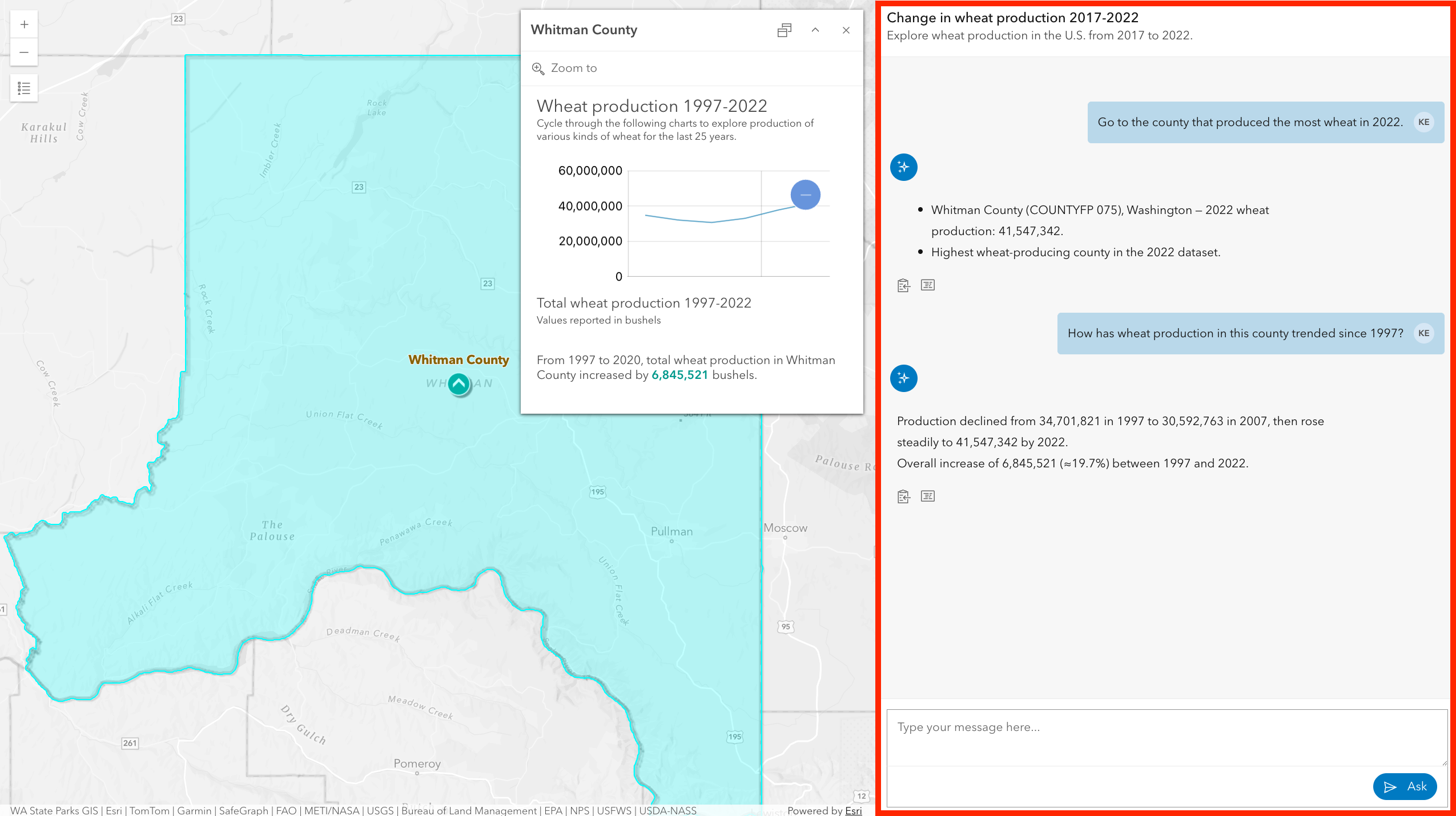 The Assistant component with a red border highlighting its place in the UI.