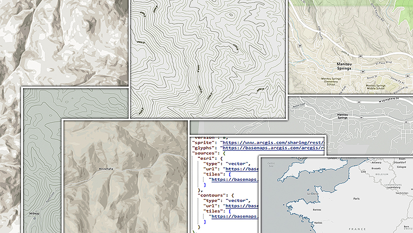 Working with Esri Basemaps: Graphic for 'Adding Data'