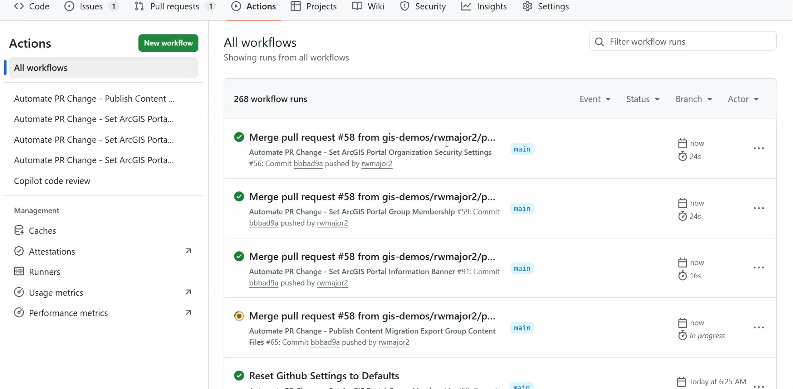 GitHub Actions execute Python scripts to apply Bill's updates