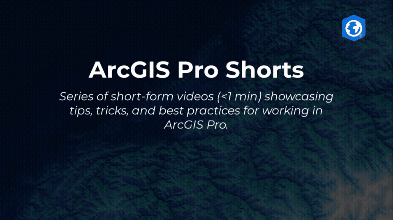 Various examples of videos in ArcGIS Pro.