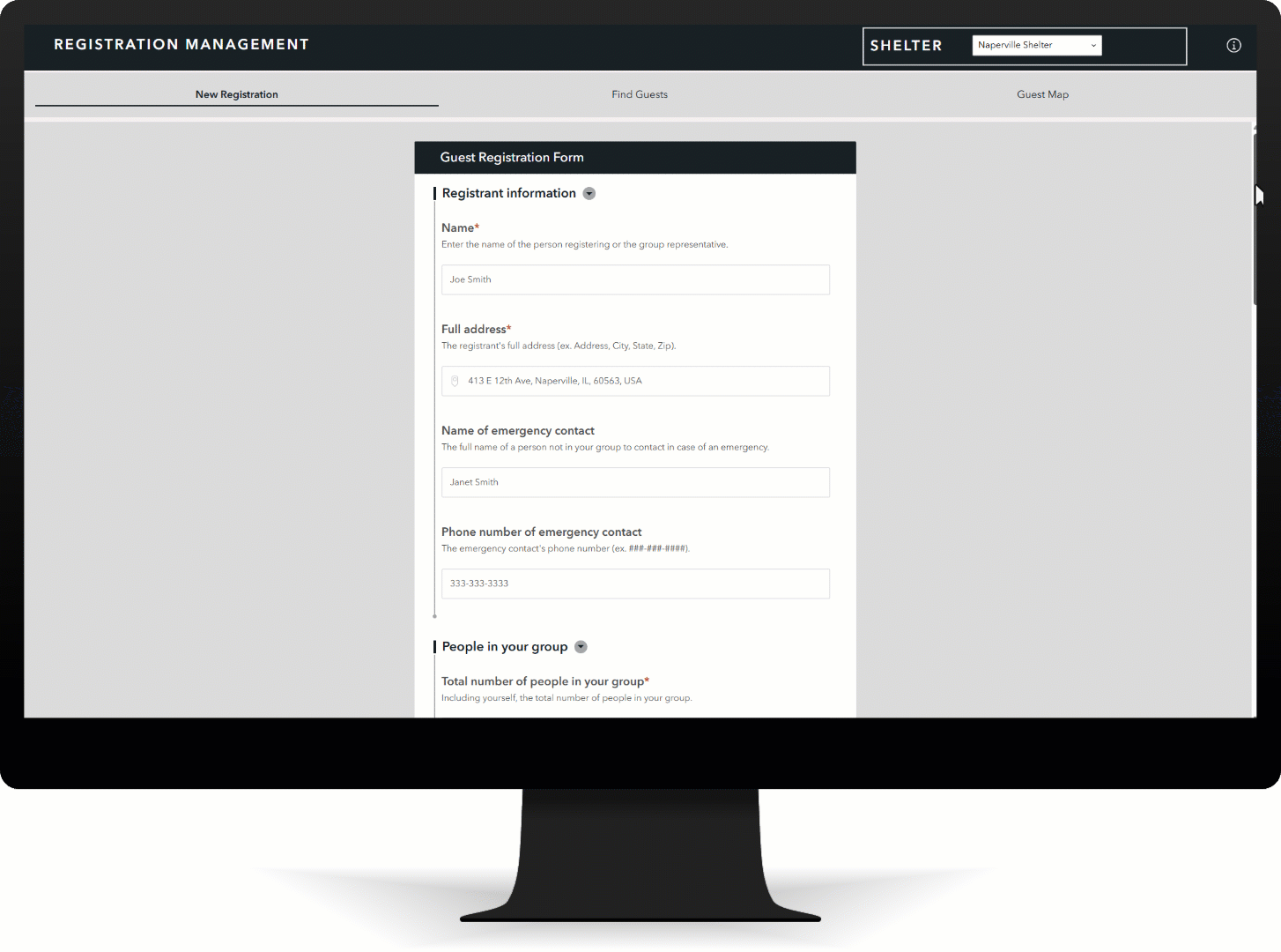 Registration Management App