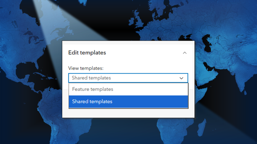 Spotlight on Shared Templates in Map Viewer